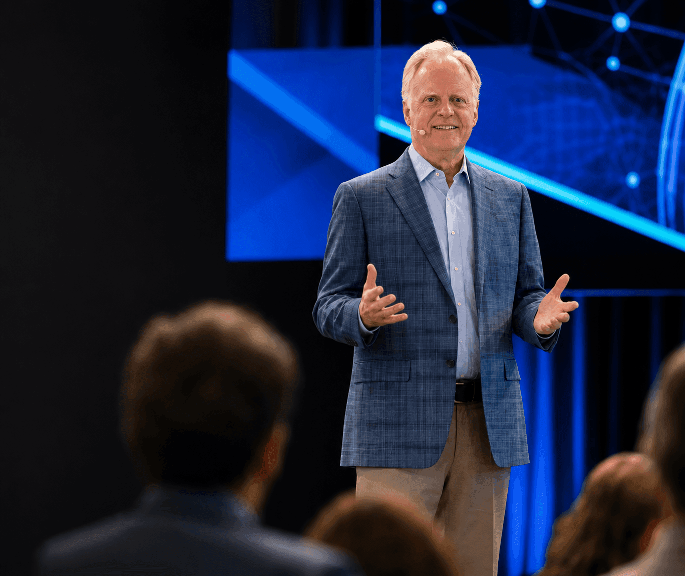 Jeff Yelton speaking to an executive audience